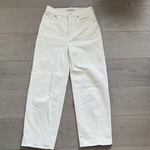 Madewell White Jeans